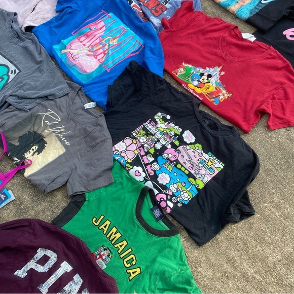 Colorful Clothing Lot women’s clothes multi sizes clothing bundle short sleeve - Picture 13 of 15